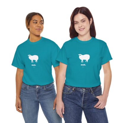 meh. Sheep Unisex Heavy Cotton Tee - Image 214