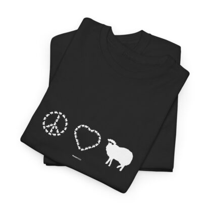 PEACE LOVE SHEEP Unisex Heavy Cotton Tee - Image 33