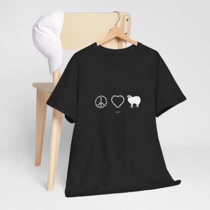 PEACE LOVE SHEEP Unisex Heavy Cotton Tee - Image 35