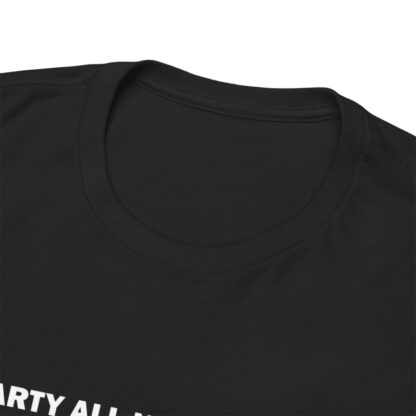 PARTY ALL NIGHT SHEEP ALL DAY Unisex Heavy Cotton Tee - Image 9