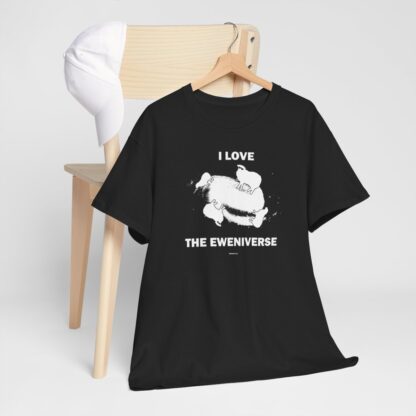 I LOVE THE EWENIVERSE Unisex Heavy Cotton Tee - Image 35