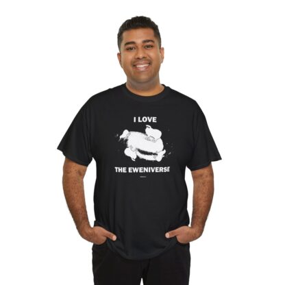 I LOVE THE EWENIVERSE Unisex Heavy Cotton Tee - Image 44