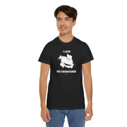 I LOVE THE EWENIVERSE Unisex Heavy Cotton Tee - Image 48