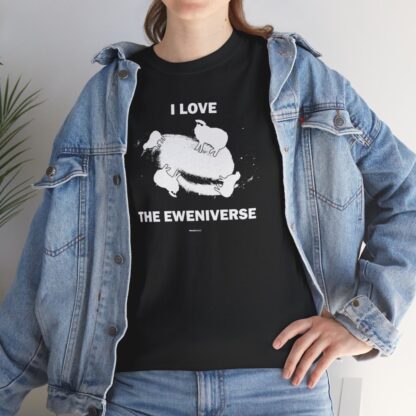 I LOVE THE EWENIVERSE Unisex Heavy Cotton Tee - Image 50