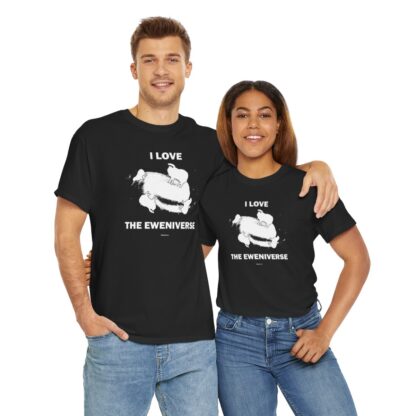 I LOVE THE EWENIVERSE Unisex Heavy Cotton Tee - Image 51