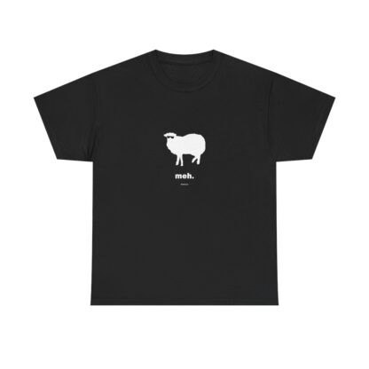 meh. Sheep Unisex Heavy Cotton Tee - Image 29