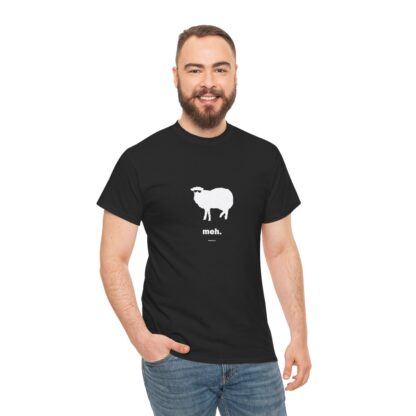 meh. Sheep Unisex Heavy Cotton Tee - Image 40