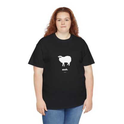 meh. Sheep Unisex Heavy Cotton Tee - Image 42