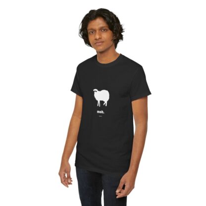 meh. Sheep Unisex Heavy Cotton Tee - Image 46