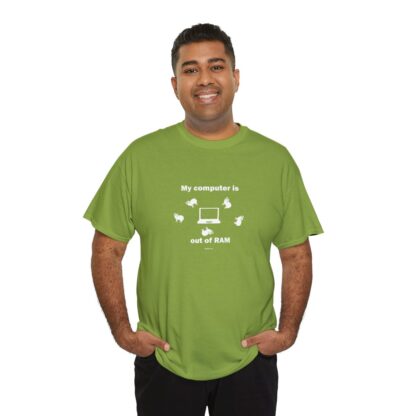 MY COMPUTER IS OUT OF RAM Unisex Heavy Cotton Tee - Image 98