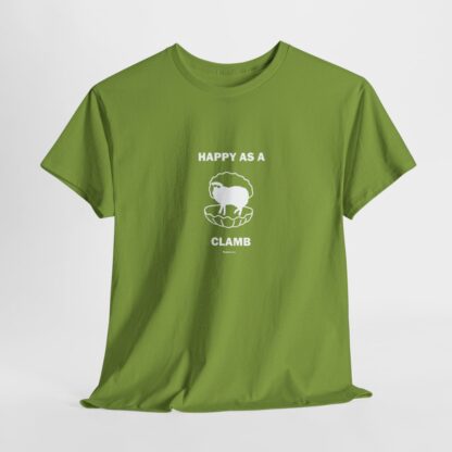 HAPPY AS A CLAMB Unisex Heavy Cotton Tee - Image 109