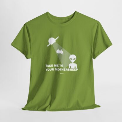 TAKE ME TO YOUR MOTHERSHEEP Unisex Heavy Cotton Tee - Image 109