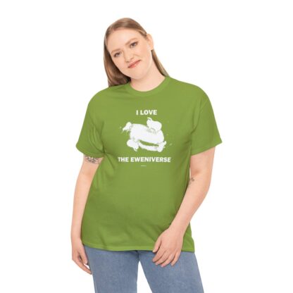 I LOVE THE EWENIVERSE Unisex Heavy Cotton Tee - Image 120