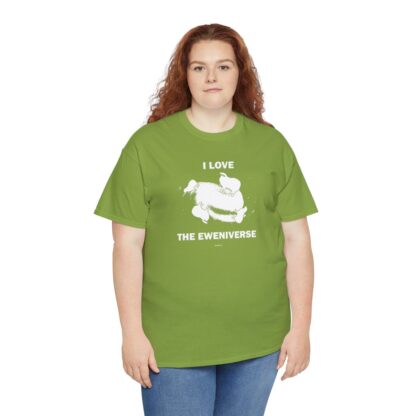 I LOVE THE EWENIVERSE Unisex Heavy Cotton Tee - Image 123