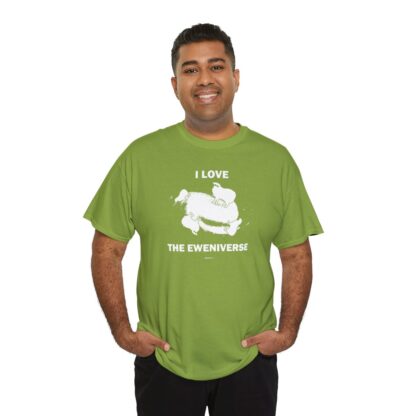 I LOVE THE EWENIVERSE Unisex Heavy Cotton Tee - Image 125