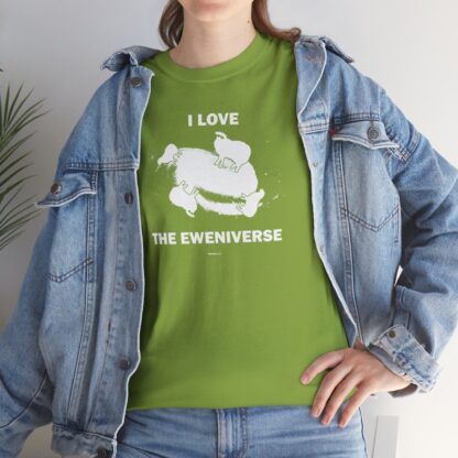 I LOVE THE EWENIVERSE Unisex Heavy Cotton Tee - Image 131