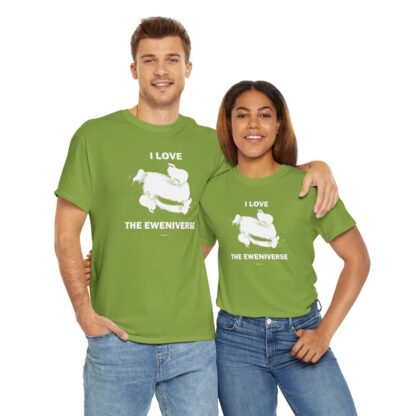 I LOVE THE EWENIVERSE Unisex Heavy Cotton Tee - Image 132