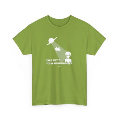 TAKE ME TO YOUR MOTHERSHEEP Unisex Heavy Cotton Tee - Image 112