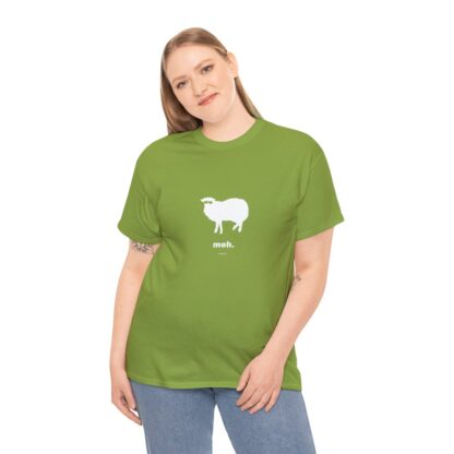 meh. Sheep Unisex Heavy Cotton Tee - Image 120