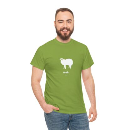 meh. Sheep Unisex Heavy Cotton Tee - Image 121