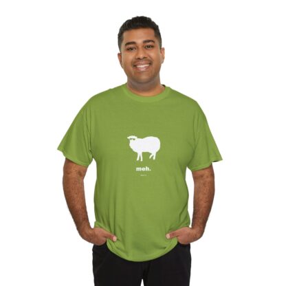 meh. Sheep Unisex Heavy Cotton Tee - Image 125