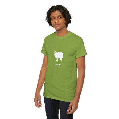 meh. Sheep Unisex Heavy Cotton Tee - Image 127