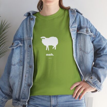 meh. Sheep Unisex Heavy Cotton Tee - Image 131