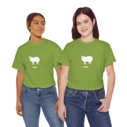 meh. Sheep Unisex Heavy Cotton Tee - Image 133