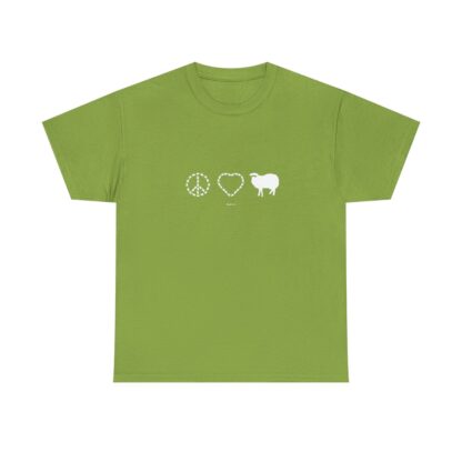 PEACE LOVE SHEEP Unisex Heavy Cotton Tee - Image 110