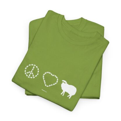 PEACE LOVE SHEEP Unisex Heavy Cotton Tee - Image 114