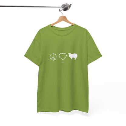 PEACE LOVE SHEEP Unisex Heavy Cotton Tee - Image 115