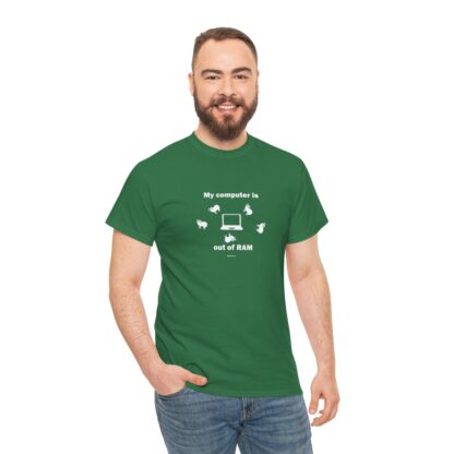 MY COMPUTER IS OUT OF RAM Unisex Heavy Cotton Tee - Image 121