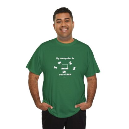 MY COMPUTER IS OUT OF RAM Unisex Heavy Cotton Tee - Image 125