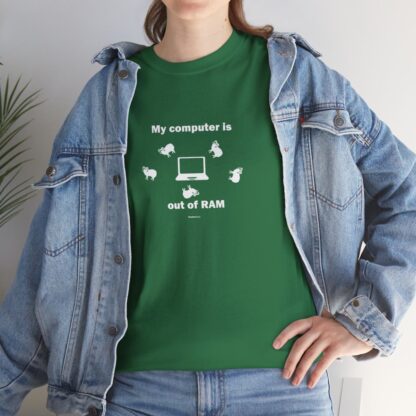 MY COMPUTER IS OUT OF RAM Unisex Heavy Cotton Tee - Image 131