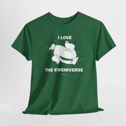 I LOVE THE EWENIVERSE Unisex Heavy Cotton Tee - Image 136