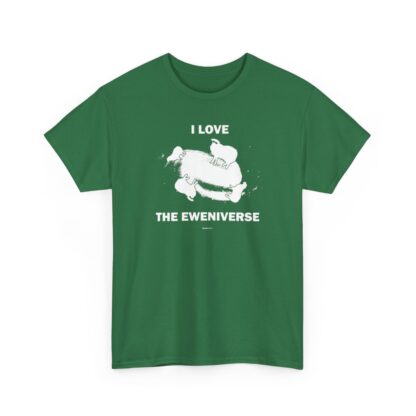 I LOVE THE EWENIVERSE Unisex Heavy Cotton Tee - Image 139