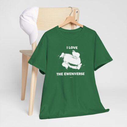 I LOVE THE EWENIVERSE Unisex Heavy Cotton Tee - Image 143