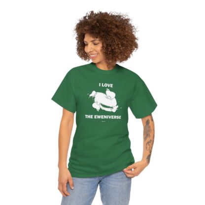 I LOVE THE EWENIVERSE Unisex Heavy Cotton Tee - Image 146