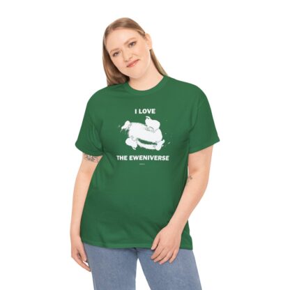 I LOVE THE EWENIVERSE Unisex Heavy Cotton Tee - Image 147