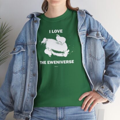 I LOVE THE EWENIVERSE Unisex Heavy Cotton Tee - Image 158