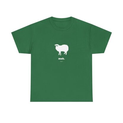 meh. Sheep Unisex Heavy Cotton Tee - Image 137