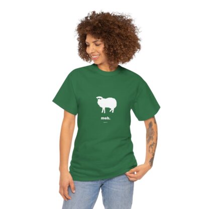 meh. Sheep Unisex Heavy Cotton Tee - Image 146