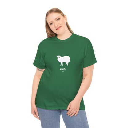 meh. Sheep Unisex Heavy Cotton Tee - Image 147