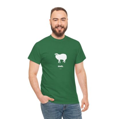 meh. Sheep Unisex Heavy Cotton Tee - Image 148