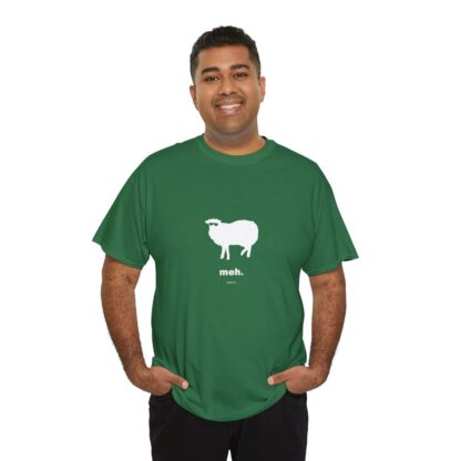 meh. Sheep Unisex Heavy Cotton Tee - Image 152