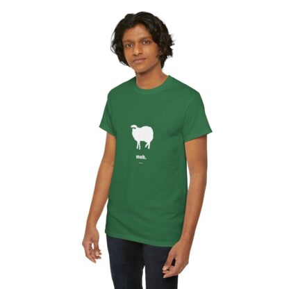 meh. Sheep Unisex Heavy Cotton Tee - Image 154