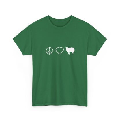 PEACE LOVE SHEEP Unisex Heavy Cotton Tee - Image 139