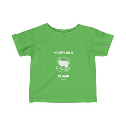 HAPPY AS A CLAMB Infant Fine Jersey Tee - Image 7