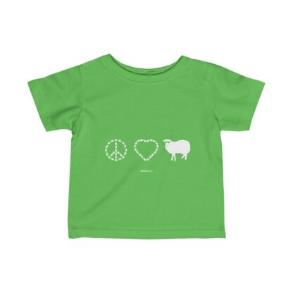 PEACE LOVE SHEEP Infant Fine Jersey Tee - Image 7