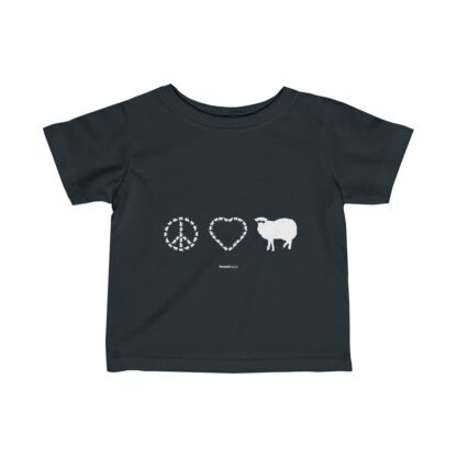 PEACE LOVE SHEEP Infant Fine Jersey Tee - Image 13